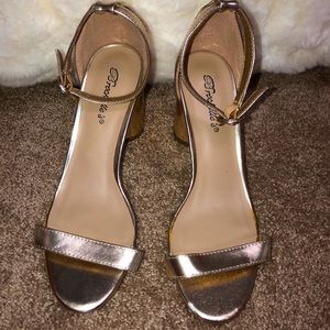 NEW Rose Gold/ Gold High Heels